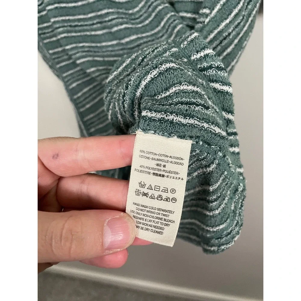 Free People green white